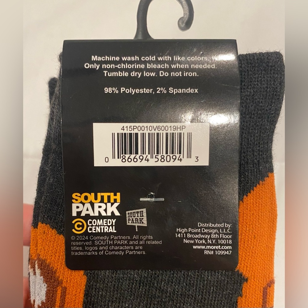 MENS NOVELTY SOUTH PARK SOCKS - NWT - Picture 4 of 4